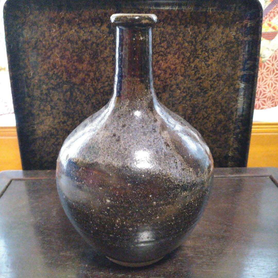 NO355 鍛冶町焼　徳利　岩手県