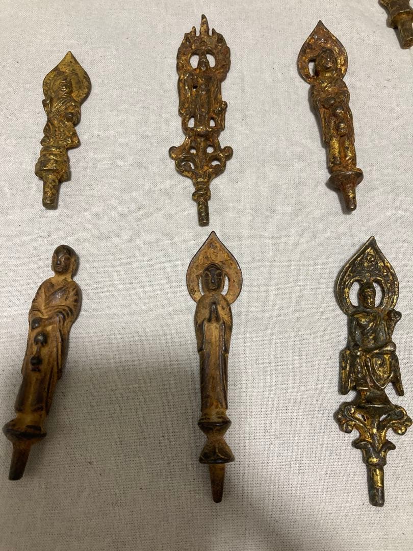 仏像 15点セット 銅製 約6㎝