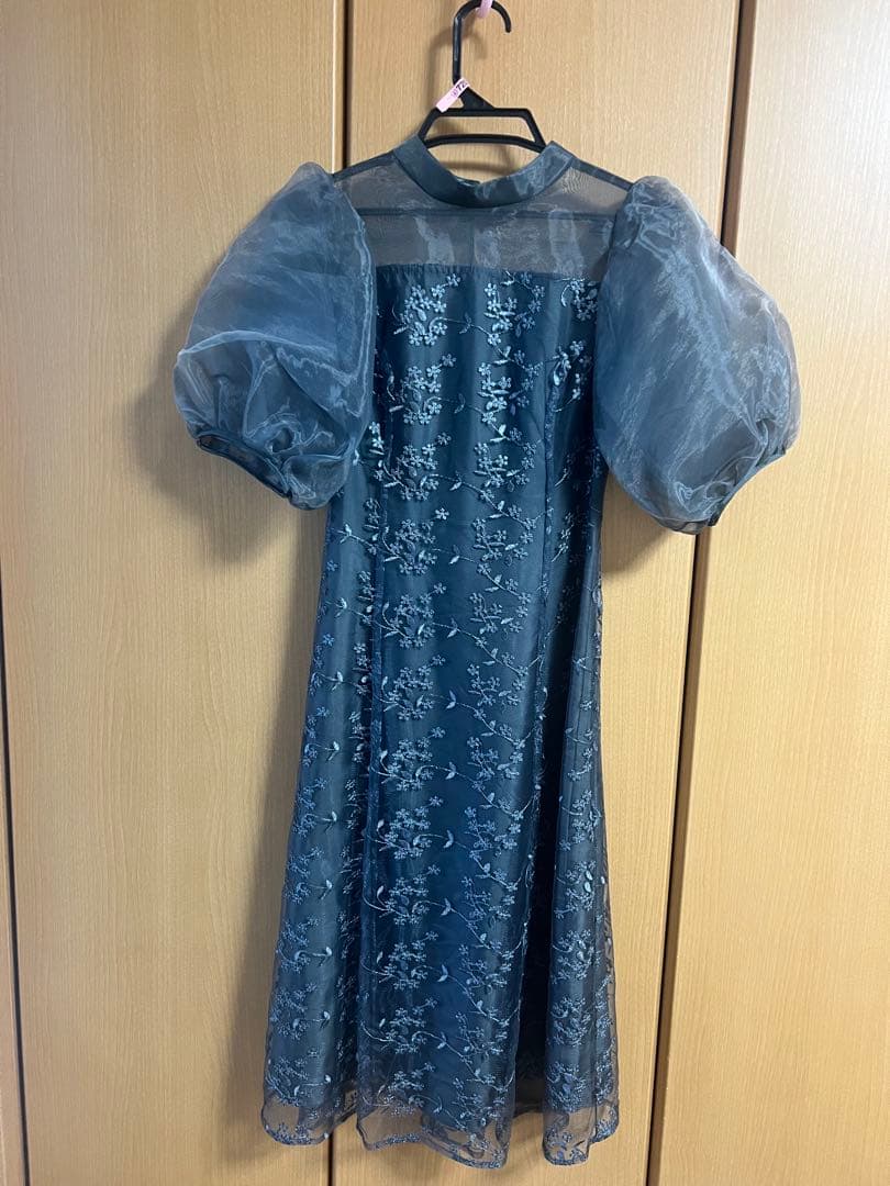 kana Aラインパーティードレス グレー　S