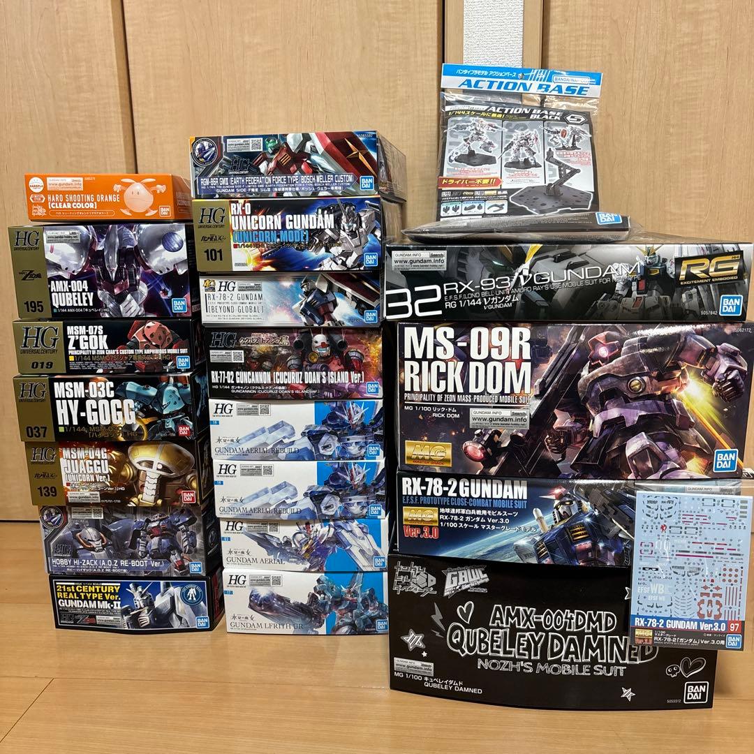 ガンプラセット HGMG 各種モデル