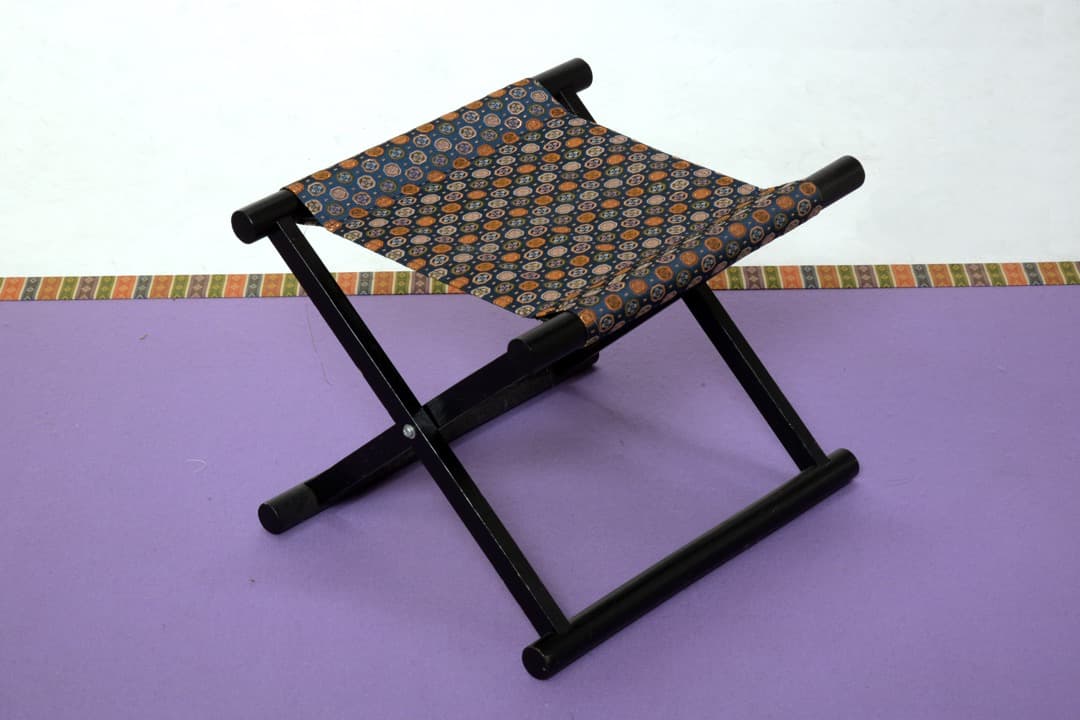 胡床 縁台 床几 武将用 神具 神社 仏閣 和風 折りたたみ イス 椅子