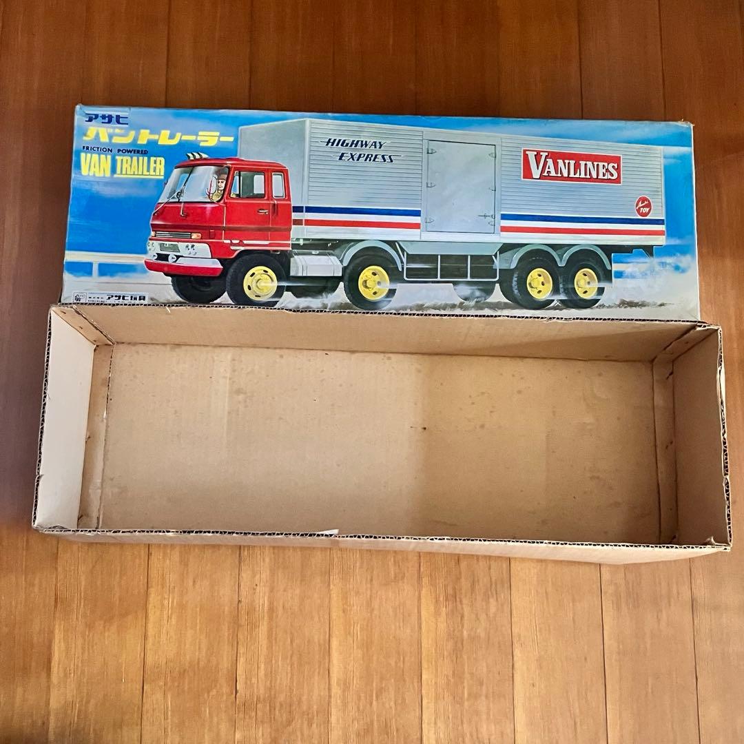 アサヒ玩具 いすゞ バントレーラー トラック ブリキ 昭和 レトロ