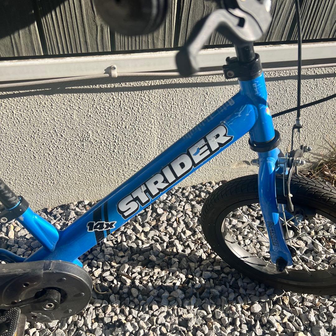STRIDER 14x キッズバイク 幼児用 自転車 青