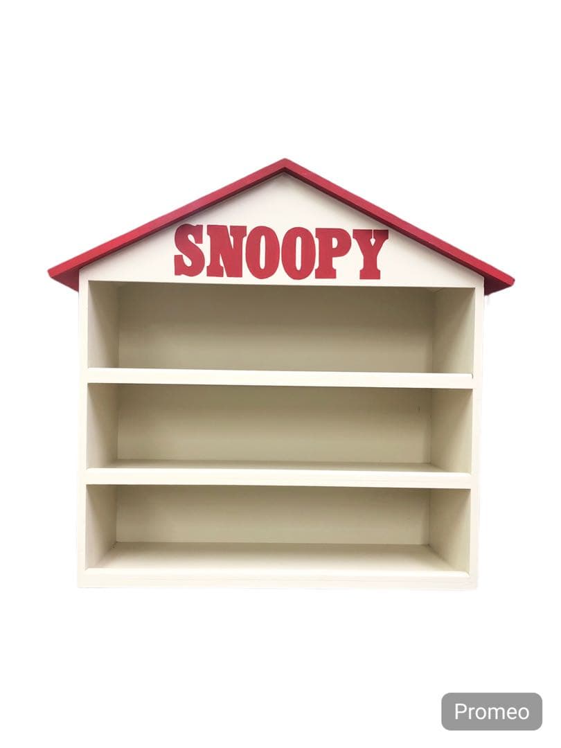 #スヌーピー 家型 3段棚 　業者さんにてリペアー済です 匿名配送いたします。