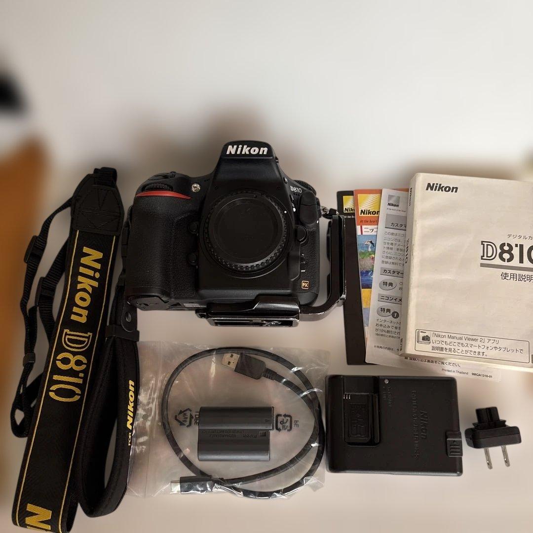 Nikon D810 ボディ 一眼レフカメラ ショット数約6000枚