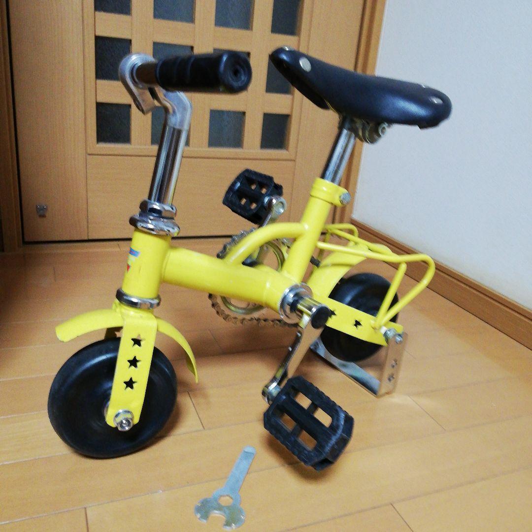 限定お値下げミニサイクル　まめチャリ　イエロー　ミニ自転車 NEHAO