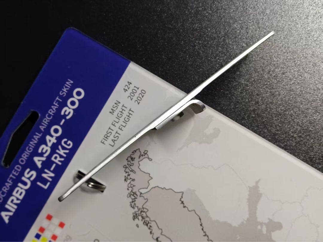 SK SAS航空 Airlinertags A340-313 特殊部位コンビ色