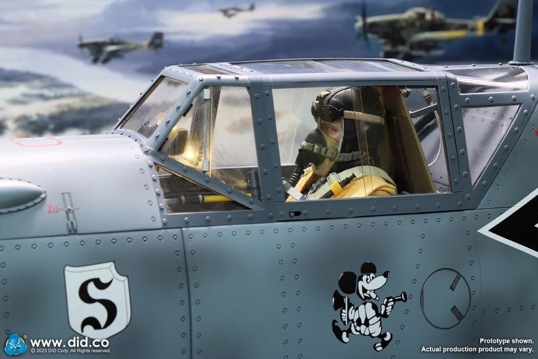 1/6 DID社　WW2ドイツ空軍　メッサーシュミットBf109 コックピット