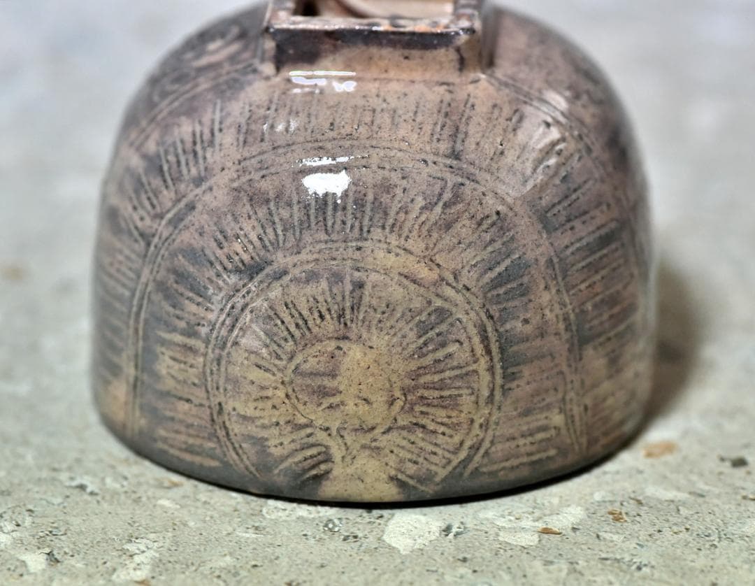 萩焼俵茶碗　大野瑞峰造【極上品】お茶道具／共箱