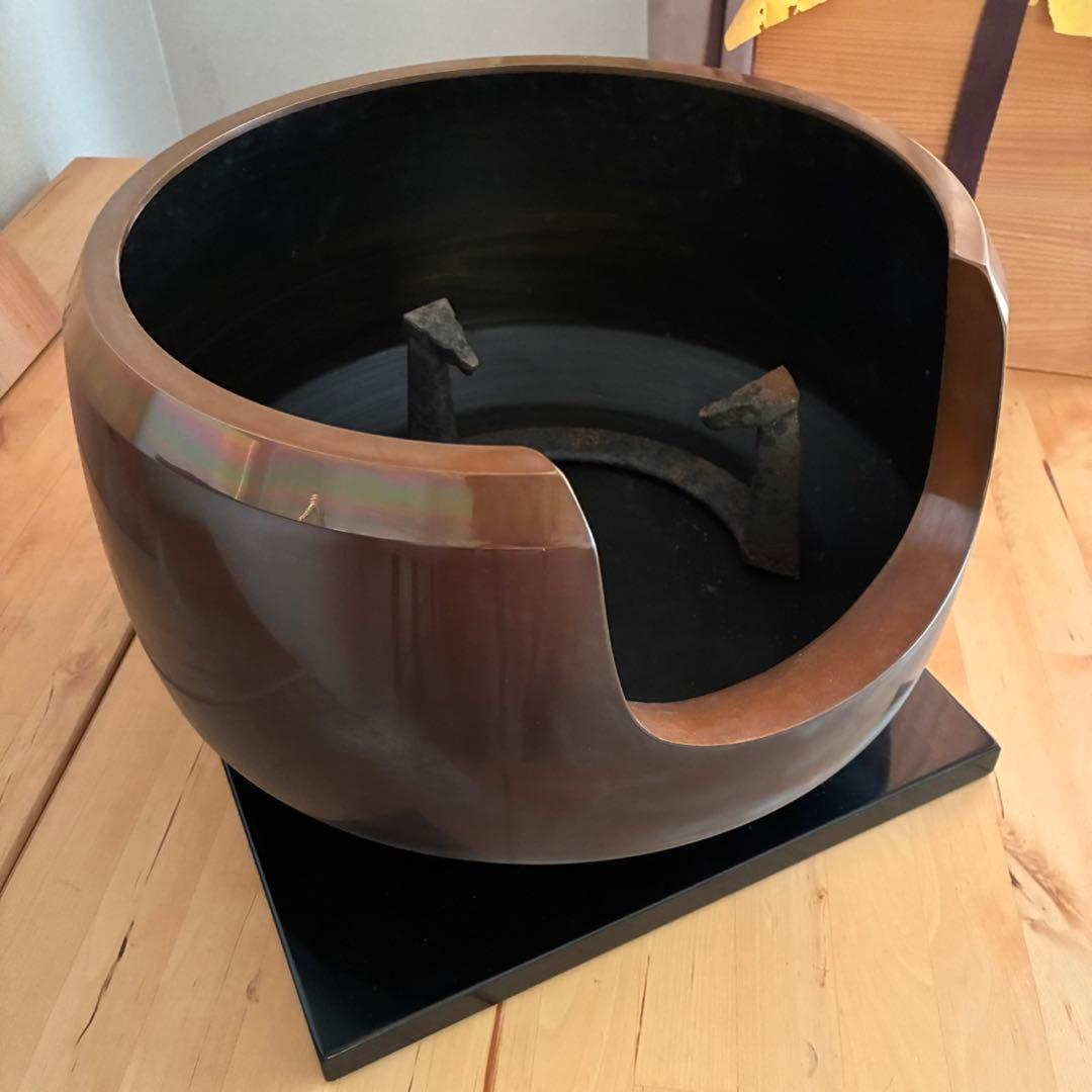 てつ 人間国宝 釜師 高橋敬典 亀甲地紋釜 茶釜 茶道具セット❣️