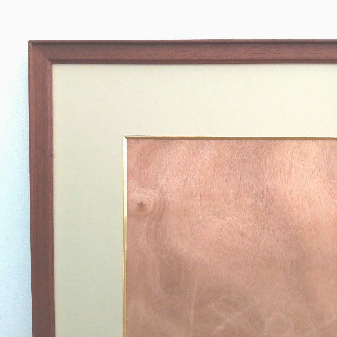 ヴィンテージ 大型 木製 額縁 64×58cm