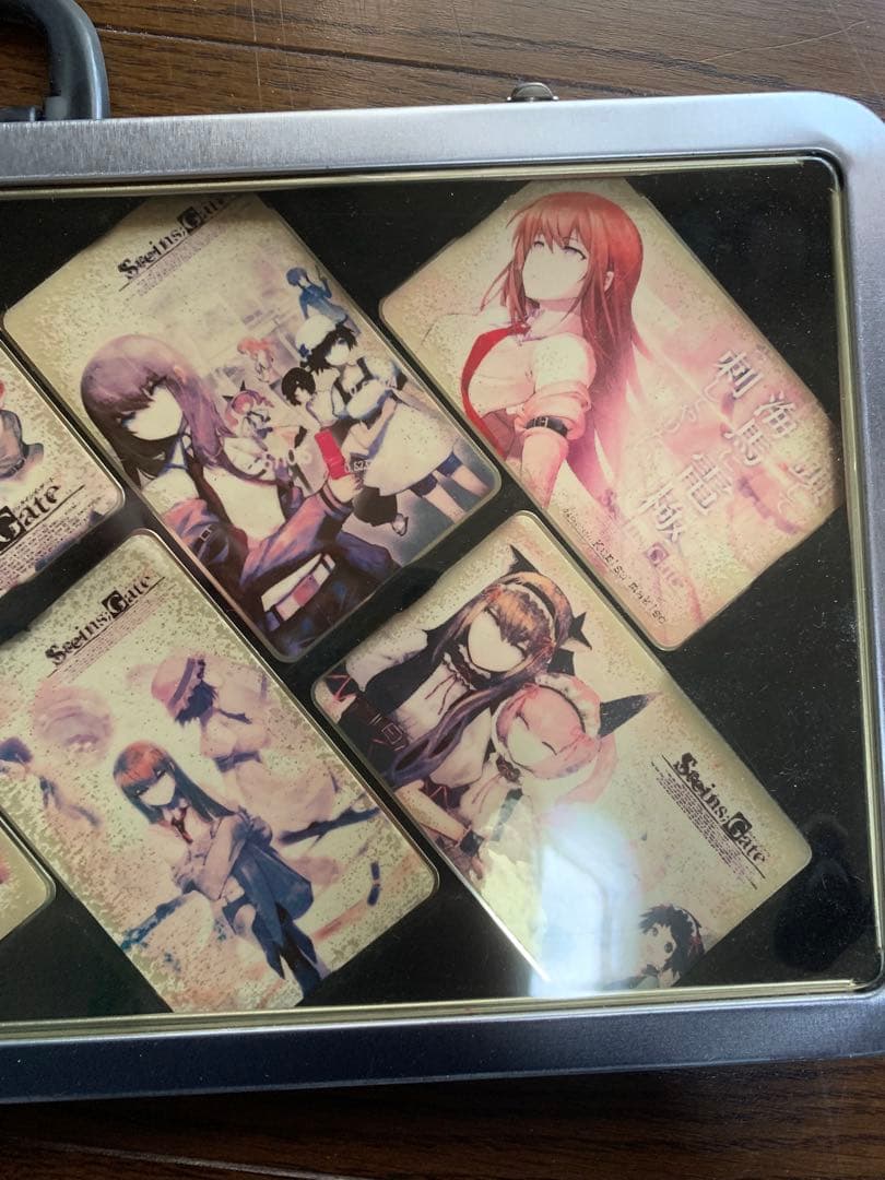 【希少】 【日焼け大】シュタインズゲート プライズ カードミラー