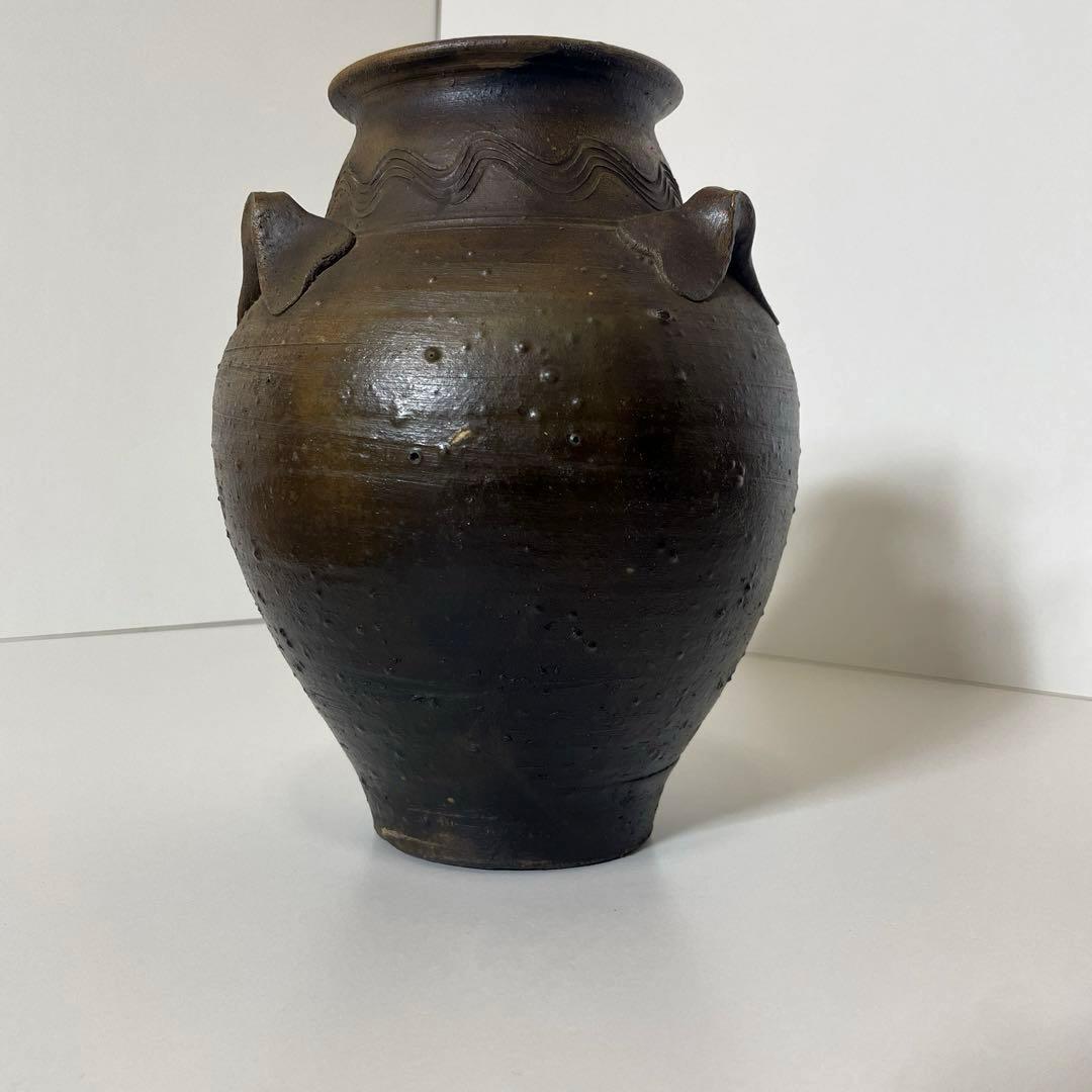 #XG330時代物・呂宋壺・三耳壺・茶壺・茶道具・骨董・アンティーク