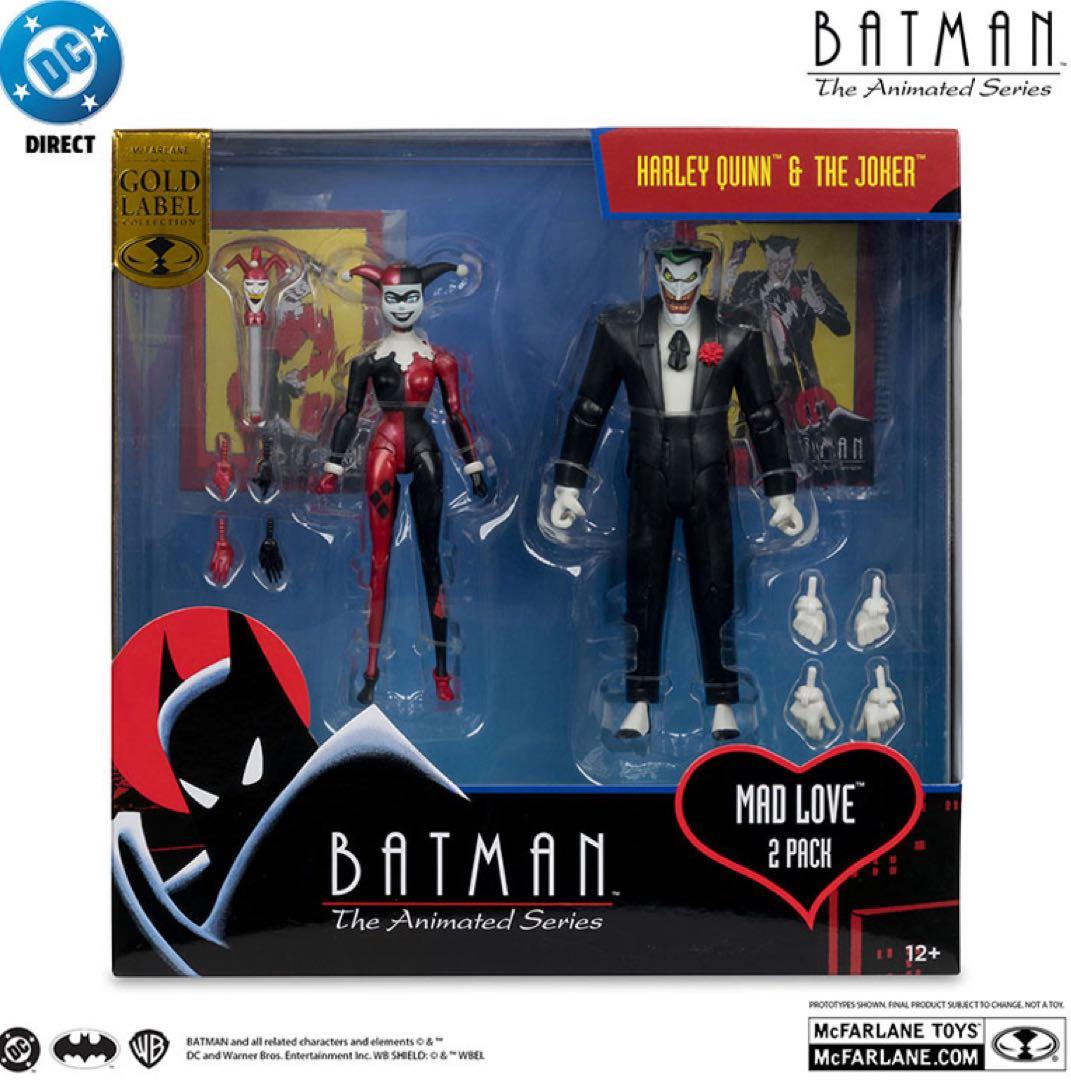 「バットマン アニメイテッド」6インチ・フィギュア　ハーレイ・クイン＆ジョーカー