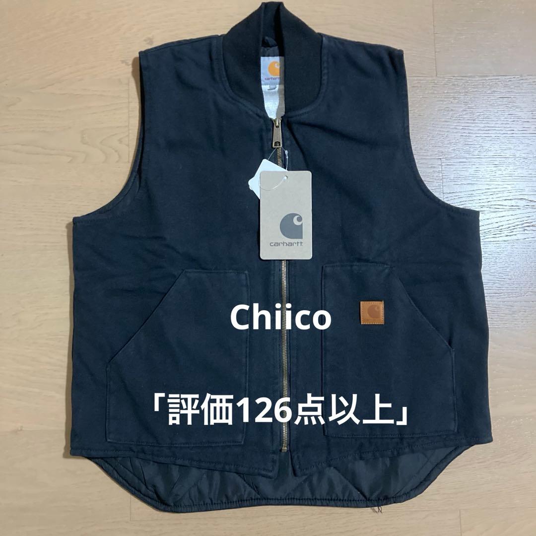 Carhartt ブラック ジップアップベスト M