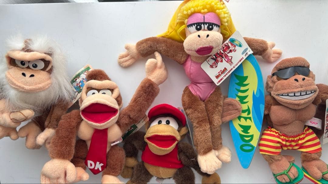 【激レア・タグ付き】スーパードンキーコング ぬいぐるみ 5体セット 1995年