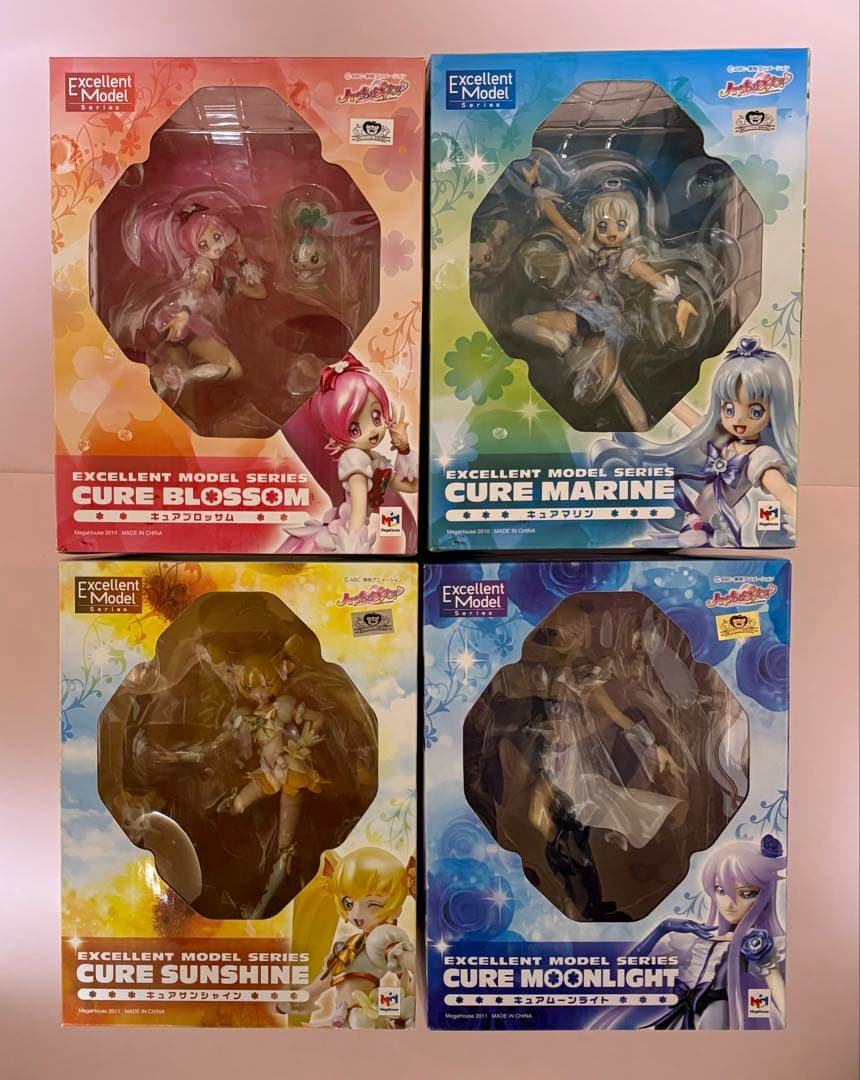 【ほぼ新品】ハートキャッチ プリキュア メガハウス フィギュア 全４種