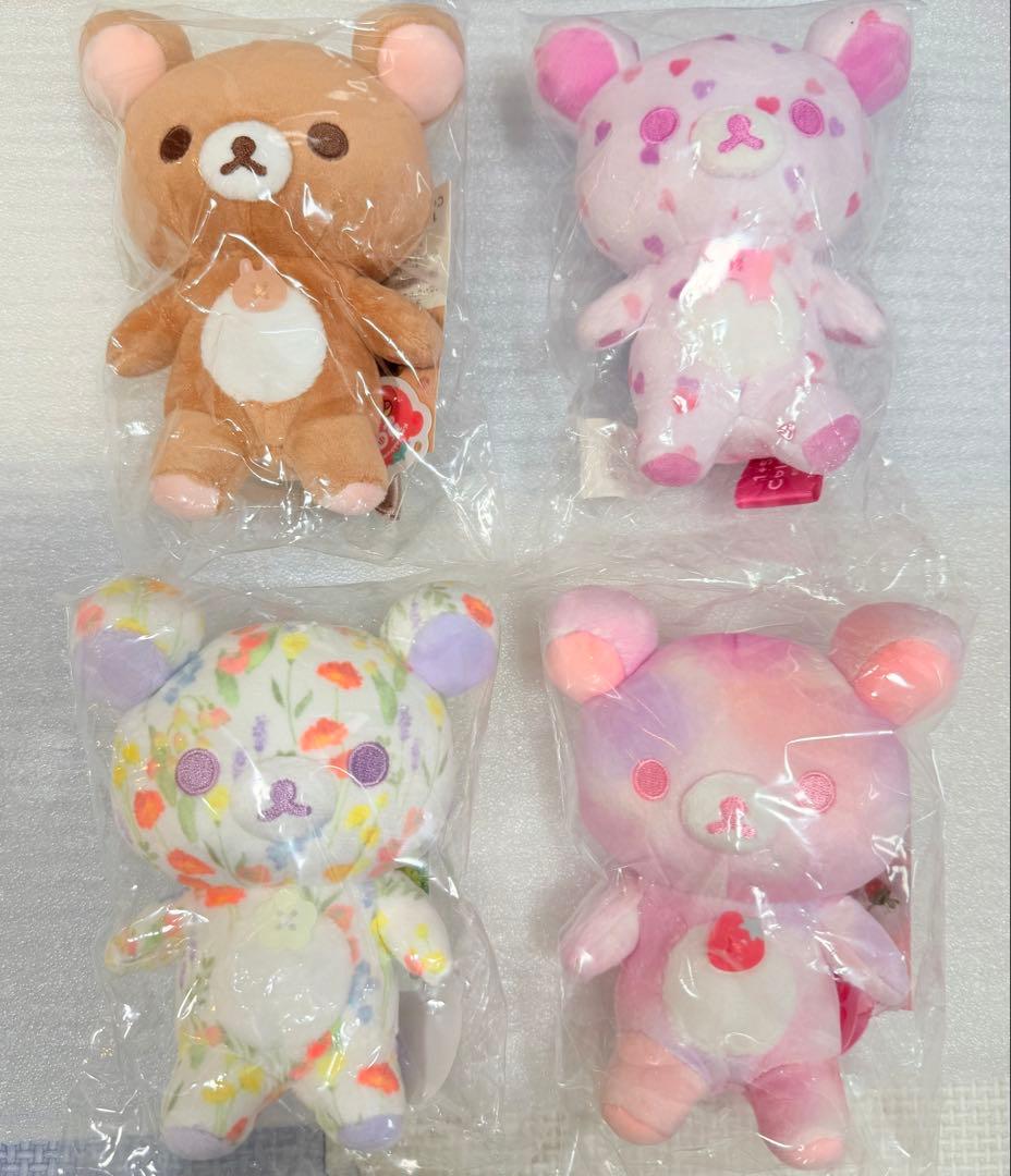 コリラックマ　1+5Colors ぬいぐるみ　4個