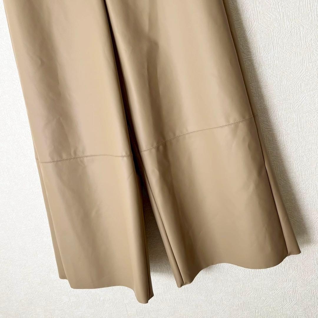 タグ付 Heve 2024AW rubber pants キャメル 36