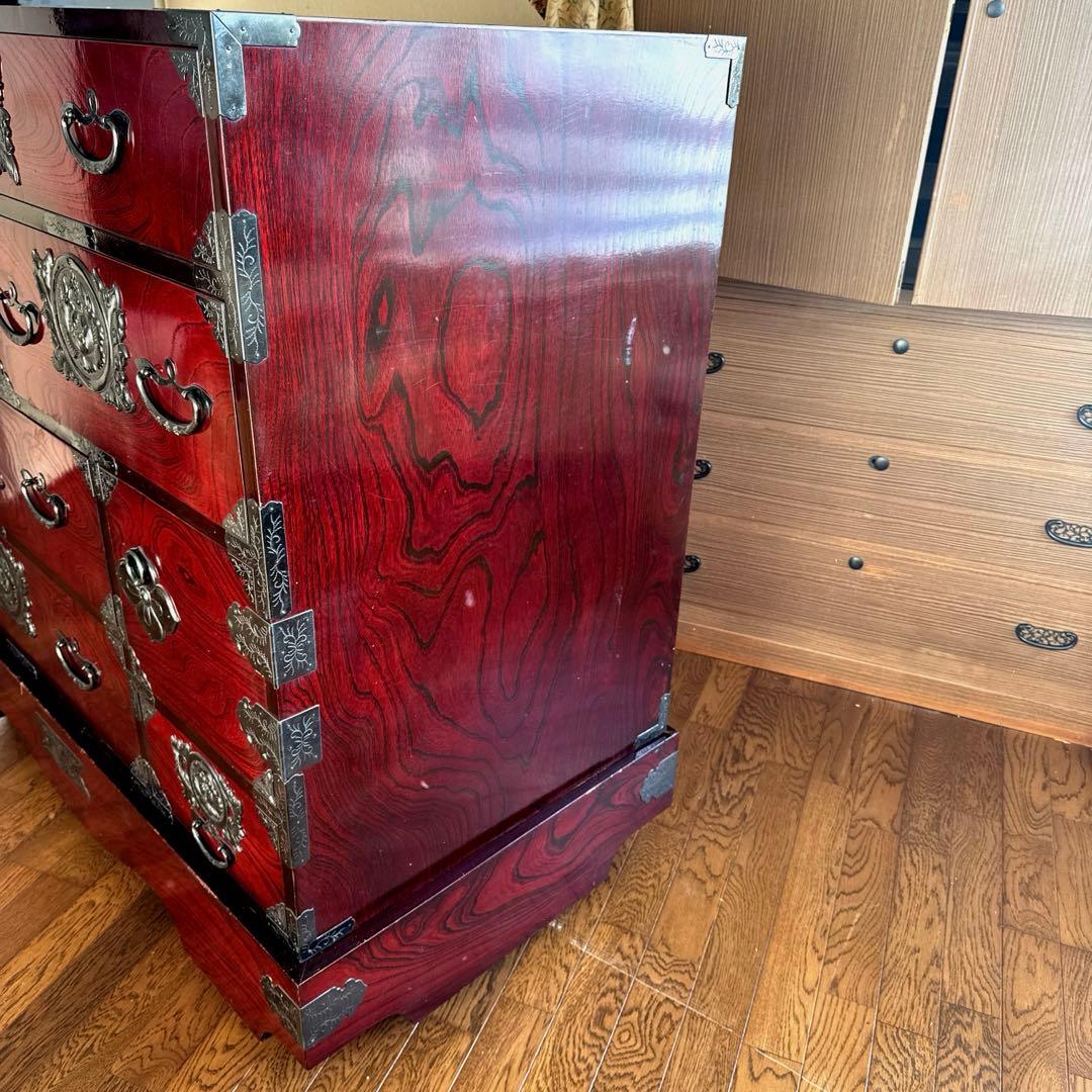 仙台箪笥　船箪笥　木製箪笥