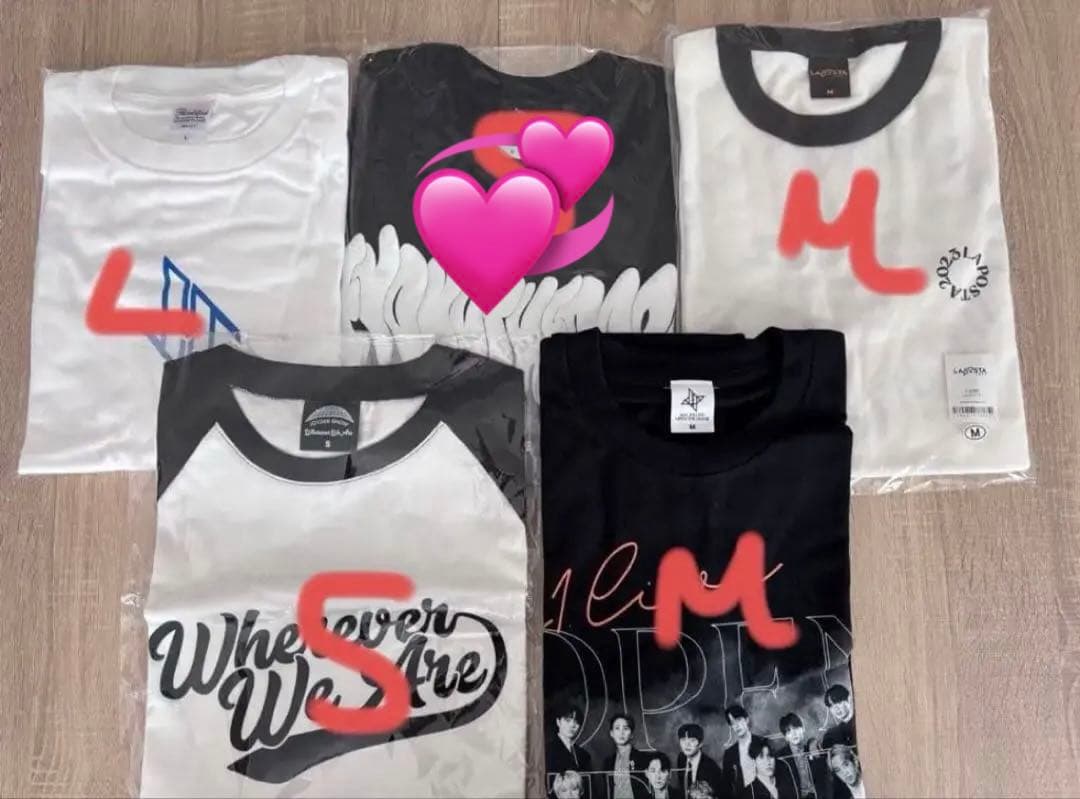 JO1 ツアーTシャツ5枚 本日1/15限定大幅値下げ❣️