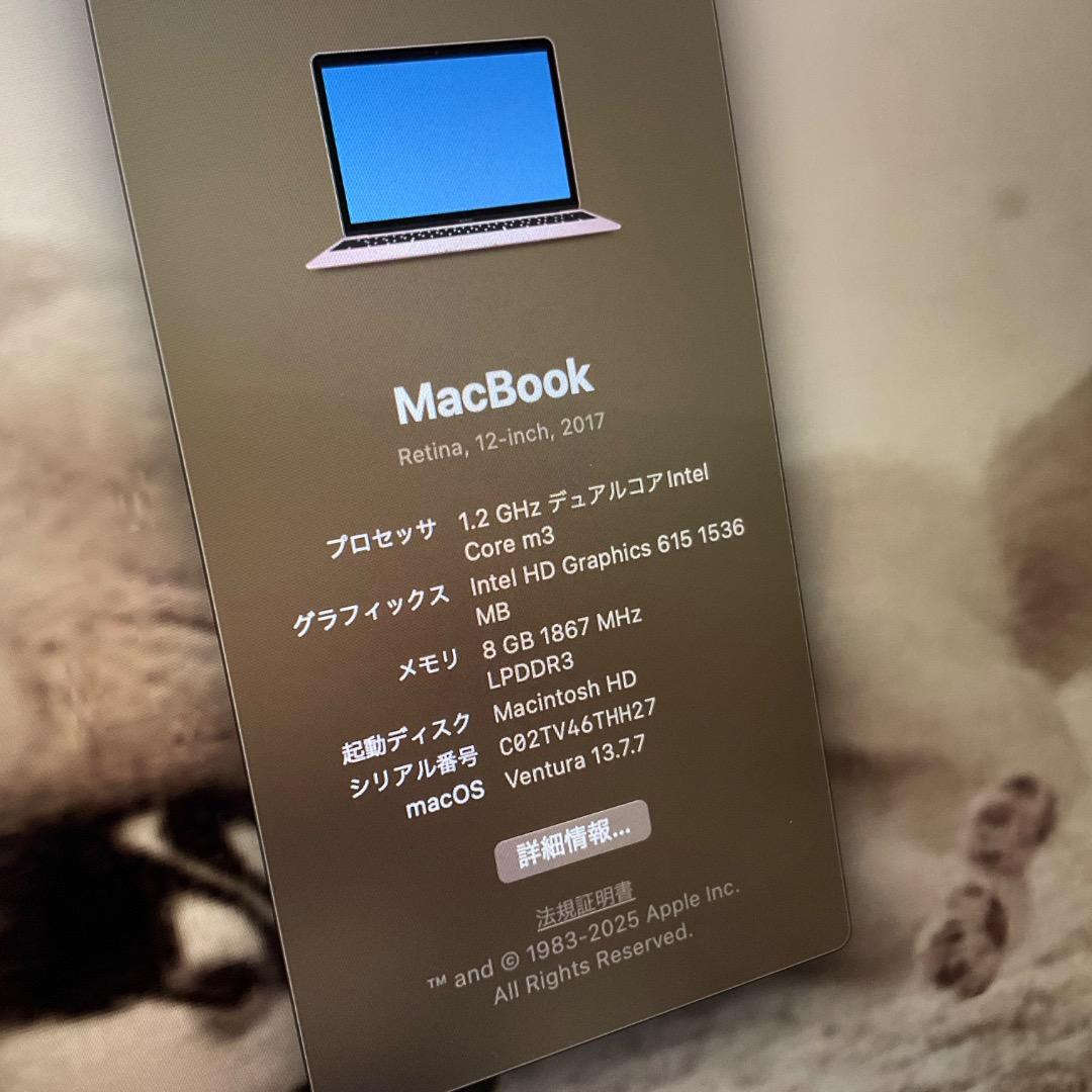 難あり Apple MacBook 12インチ ローズゴールド MNYM2J/A
