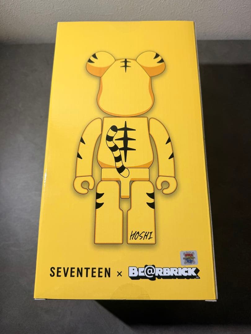 【箱に傷あり】SEVENTEEN セブチ　ベアブリック　ホシ　400%