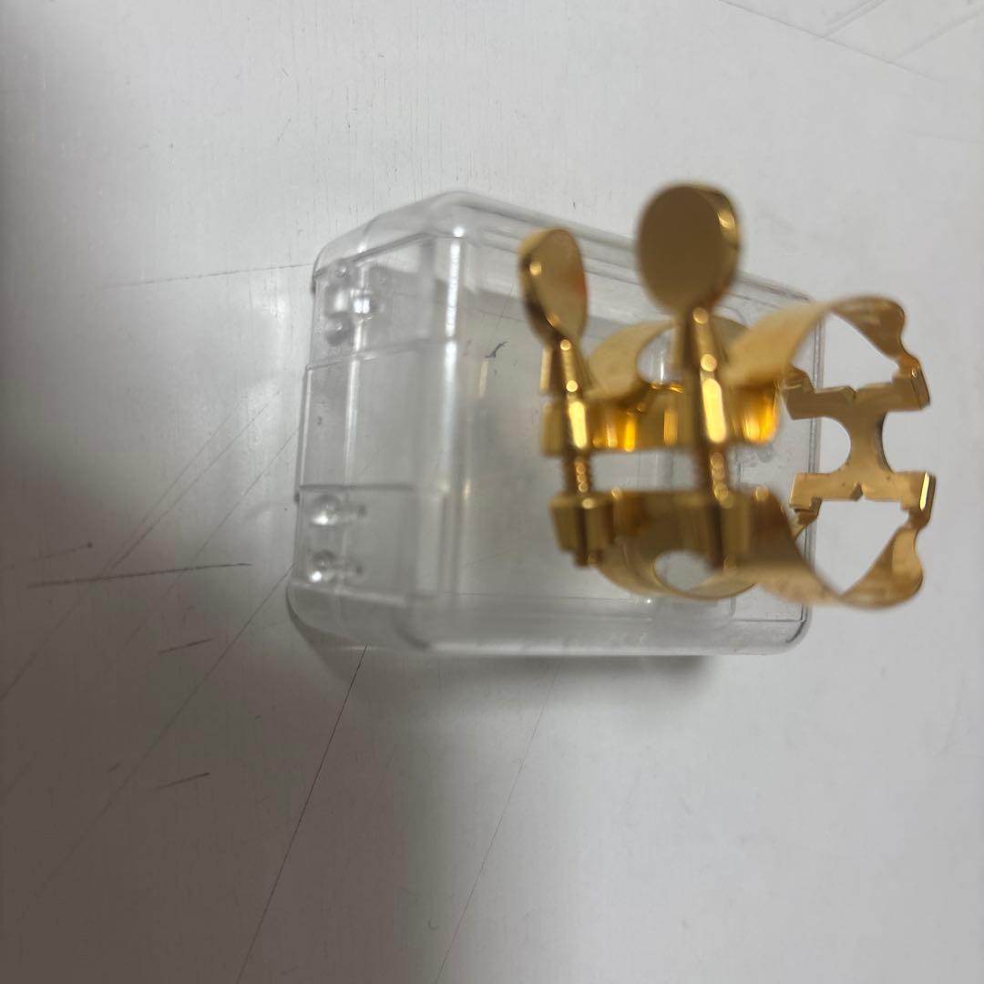 アルトサックス リガチャー 金メッキ ケース付き