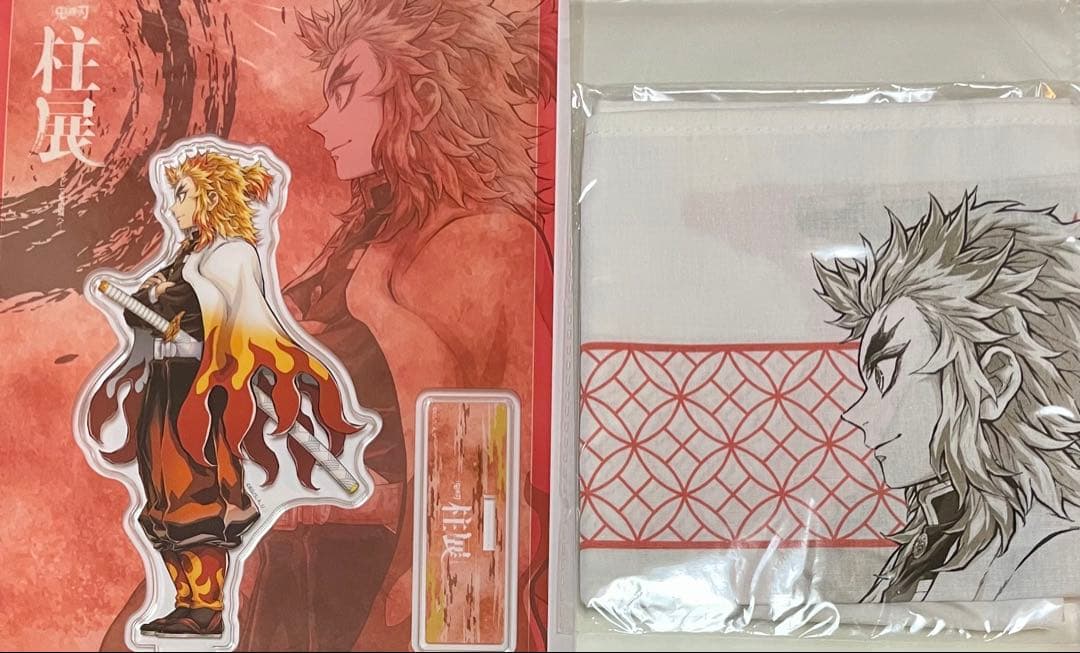 鬼滅の刃 柱展 アクリルスタンド ハンカチ 煉獄杏寿郎