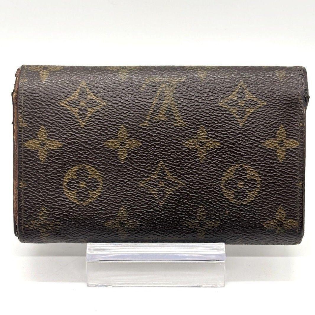 a*9様 ルイヴィトン　二つ折り財布 モノグラム ポルトモネビエ トレゾール　ブ