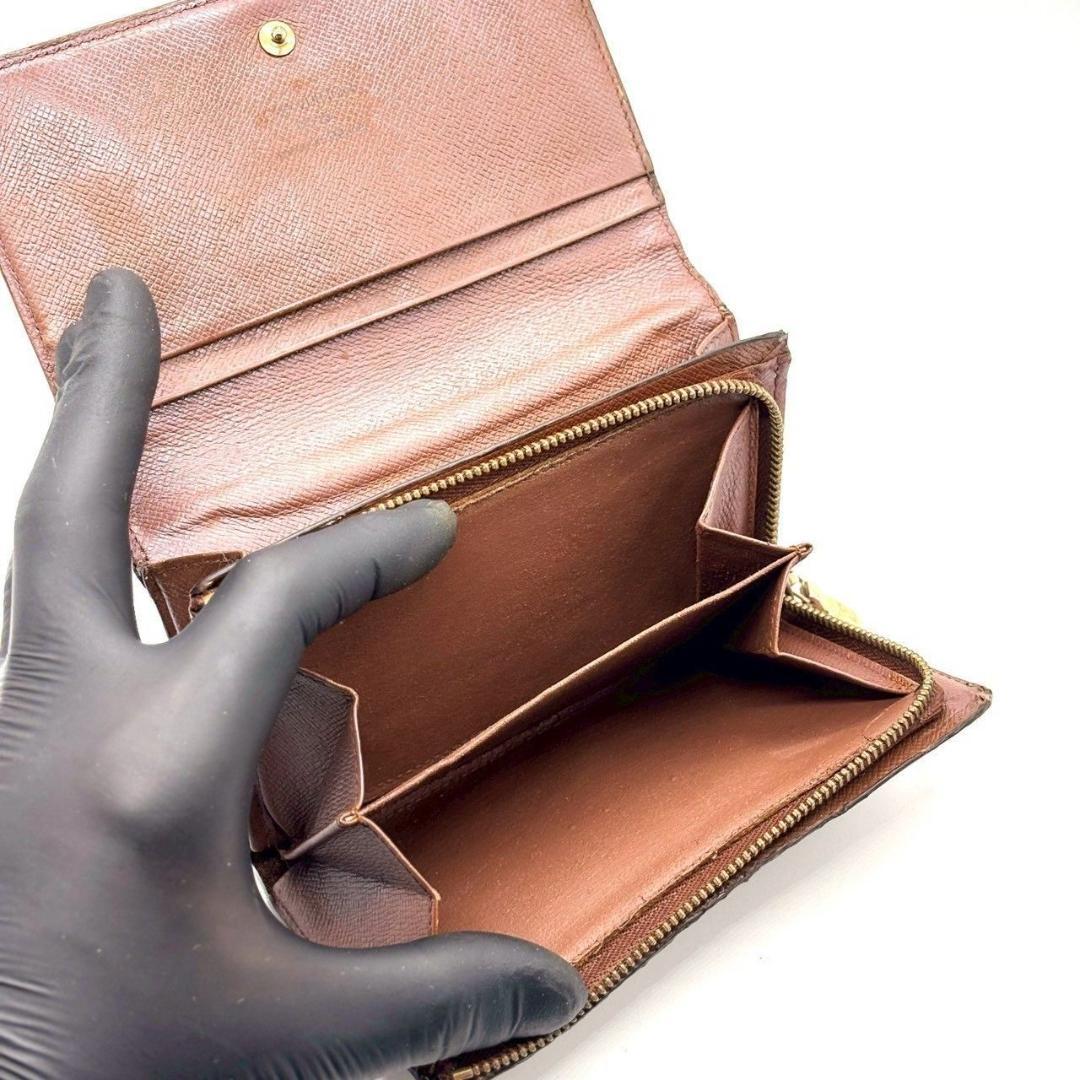 a*9様 ルイヴィトン　二つ折り財布 モノグラム ポルトモネビエ トレゾール　ブ