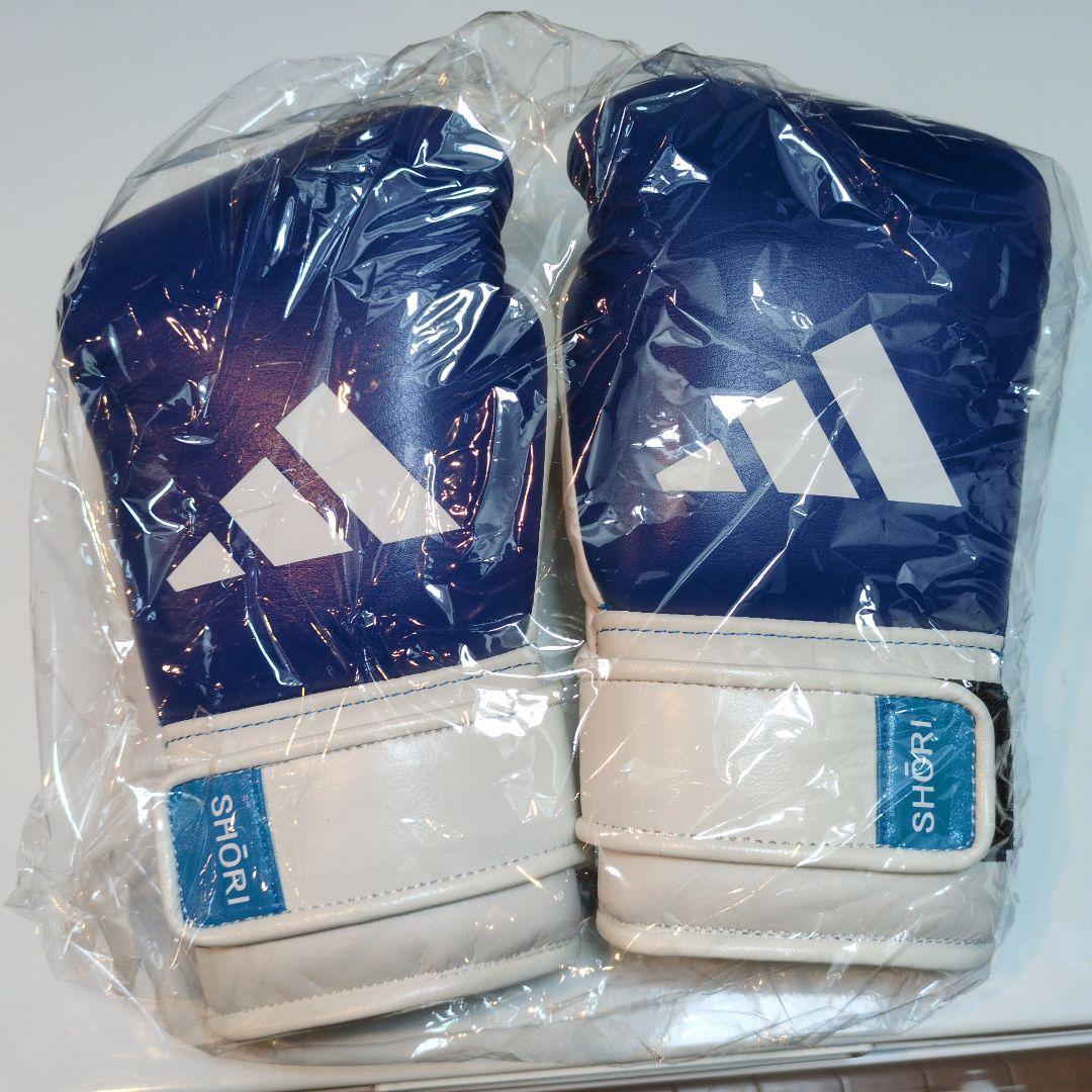 新品未使用、最高級ボクシンググローブ Adishori ベロクロ、10oz、本革