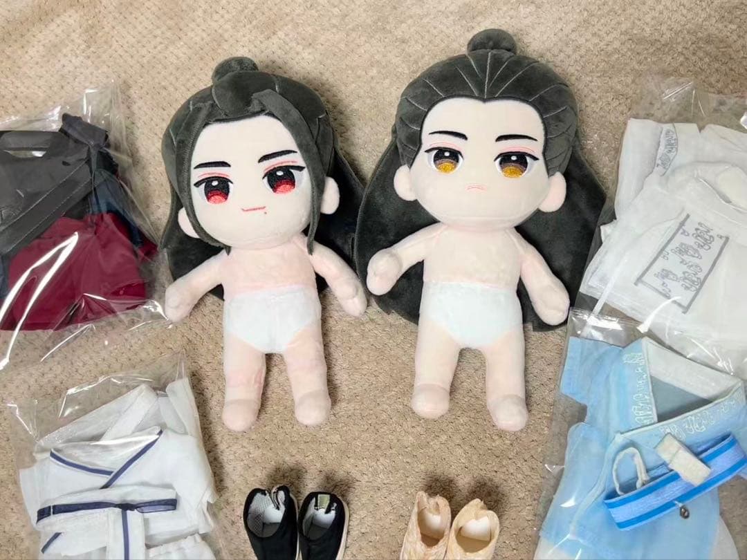 陳情令 公式 ぬいぐるみ 20ml 魏無羨 藍忘機 minidoll 特典版