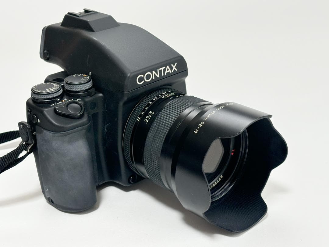 【おまけあり】CONTAX 645 Planar2/80mm メタルフード付き