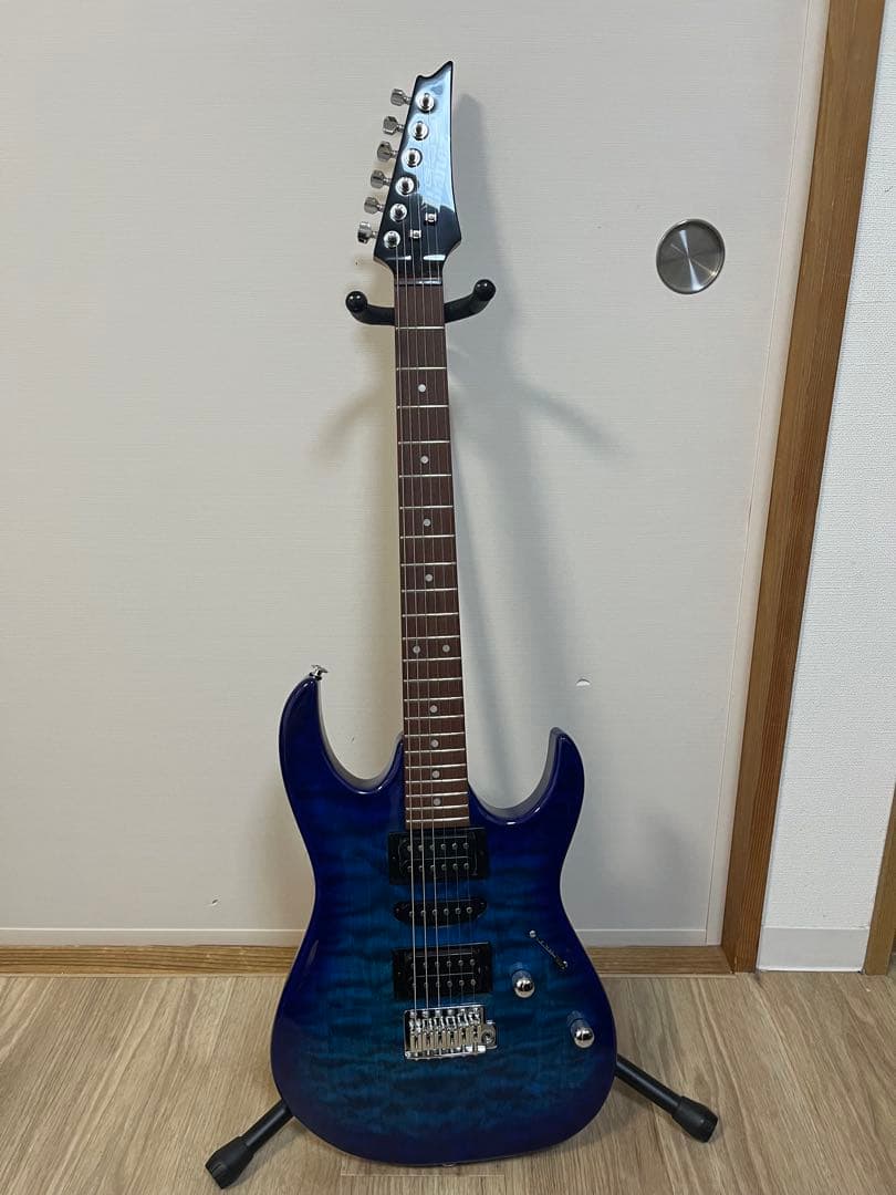 【美品】Ibanez アイバニーズ GRX70QA-TBB エレキギター