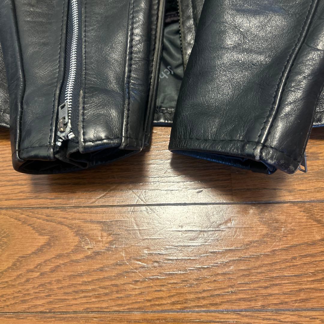 Schott シングルライダースジャケット 革ジャン 38