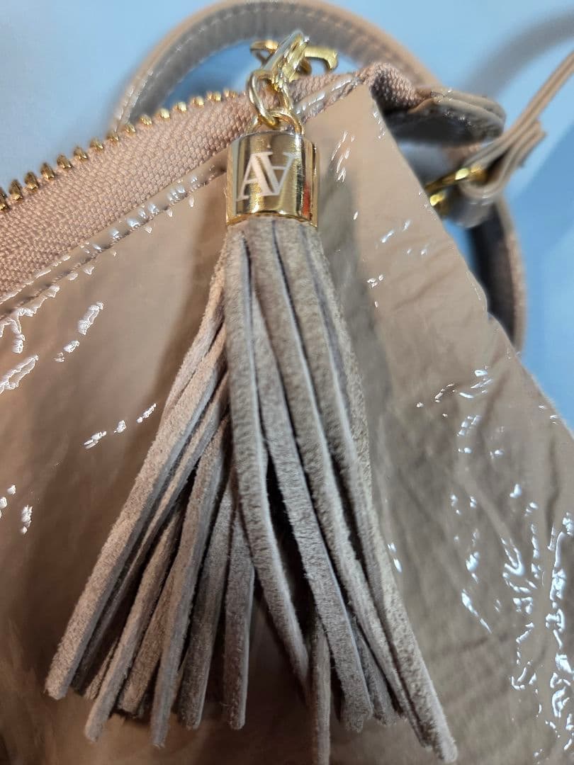 アタオ ブーブー お財布ポシェット グレージュ 持ち手つき ATAO