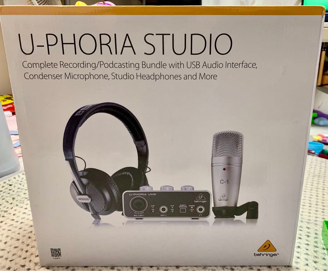 BehringerU-PHORIA STUDIO録音ポッドキャスティングバンドル