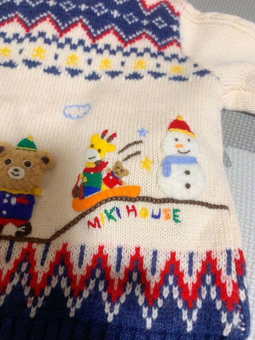 MIKI HOUSE クマポケット アウター 90