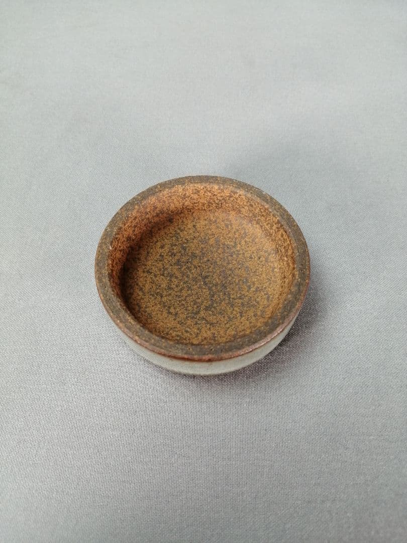 【茶事具】小峠葛芳造　吉兆草之絵　丹山窯　振り出し　菓子器202