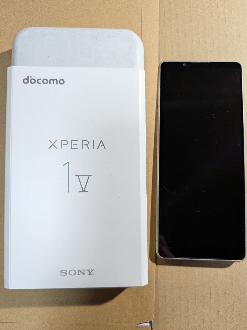 Sony Xperia 1Ⅴ SO-51D docomo シルバー 箱　説明書