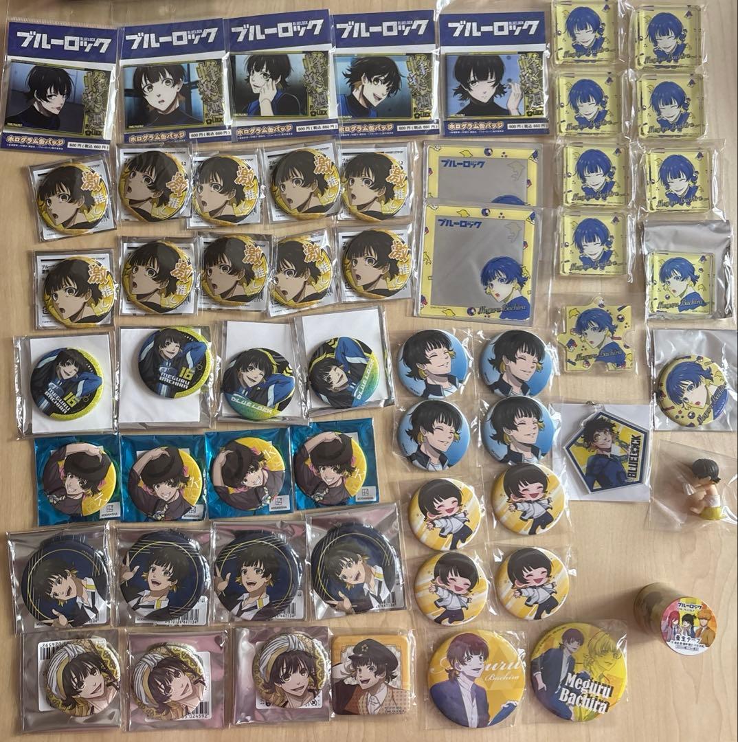 ブルーロック　蜂楽 廻 缶バッジ アクリルブロック 56点まとめ売り