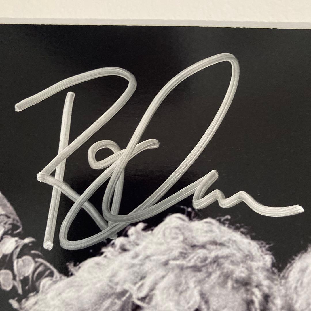 レッド•ツェッペリン　ロバート・プラントとジミー・ペイジの直筆サイン入り写真