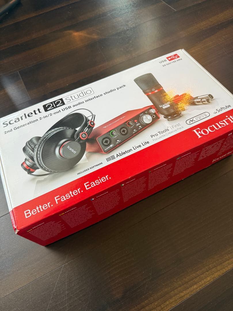 DJ機材 Focusrite Scarlett 2i2 Studio