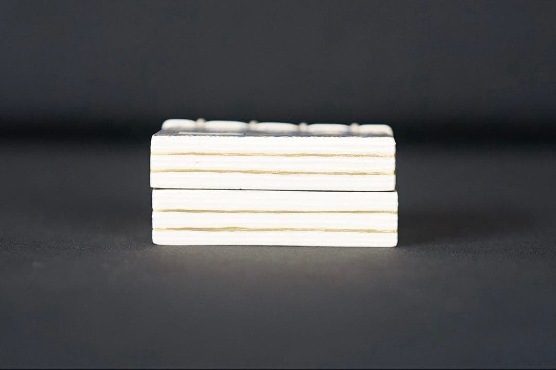 通次阿山 和本 香合 共箱 共布 茶道具