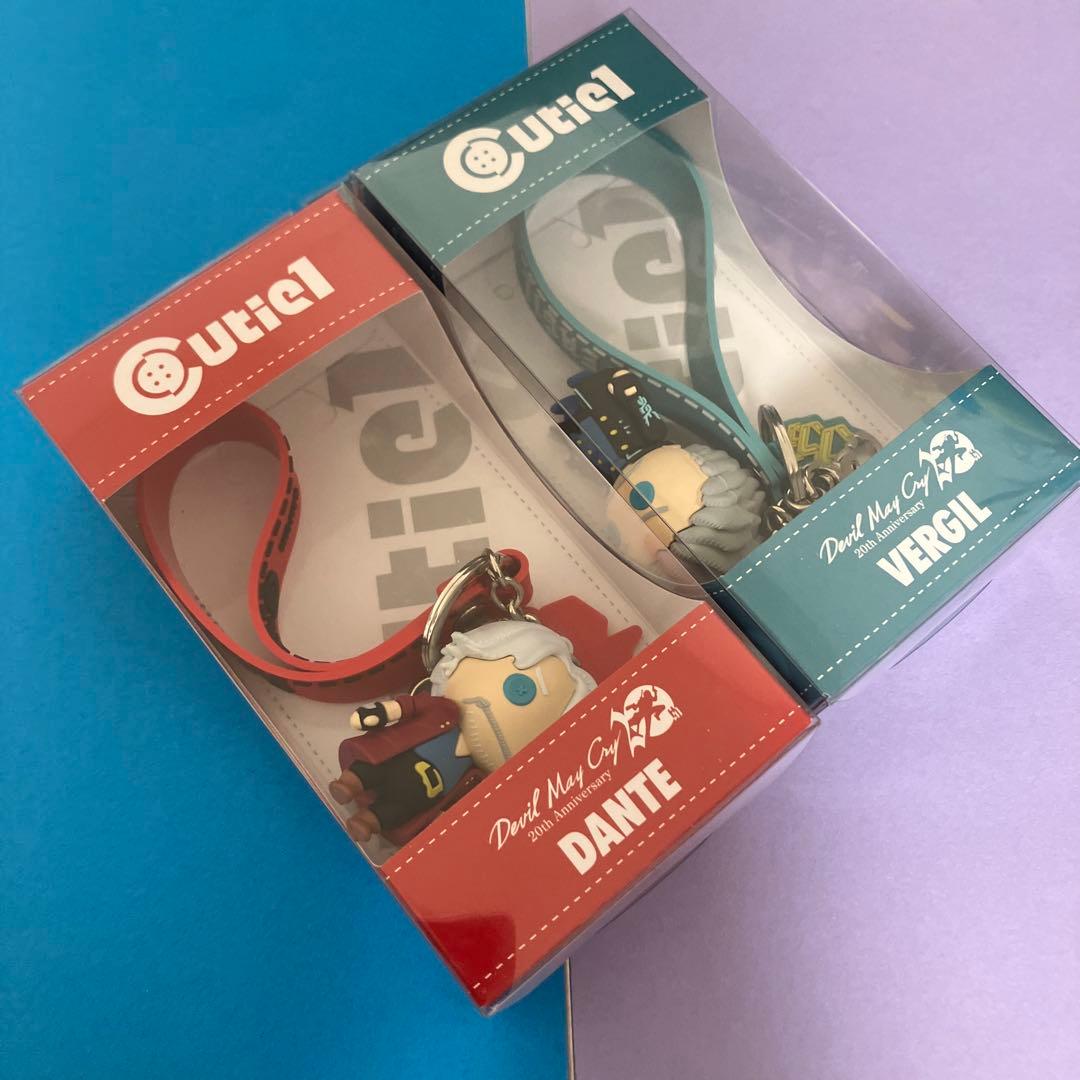 完売品　デビルメイクライ　バージル　ラバーマスコット　ダンテ　ラバーキーホルダー