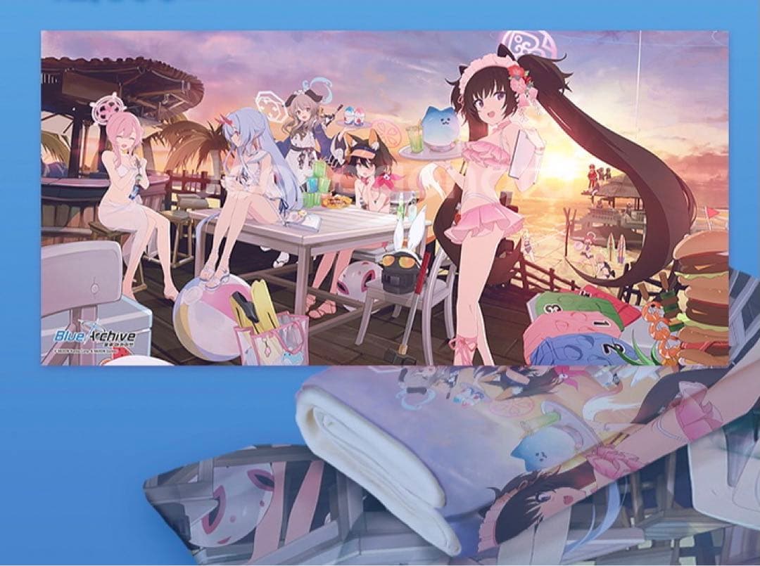 ブルーアーカイブ ブルアカ シズコ ミモリ チセ イズナ ウミカ ブランケット