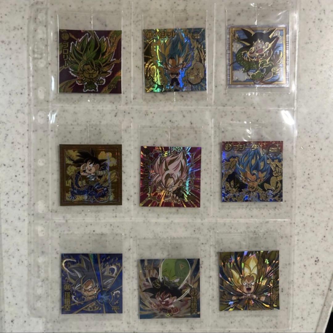 ドラゴンボール ウエハース 超戦士シール　W18 フルコンプ