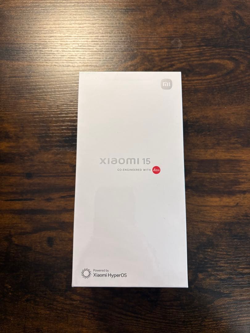 【新品未開封】 Xiaomi 15 12GB+256GB Black