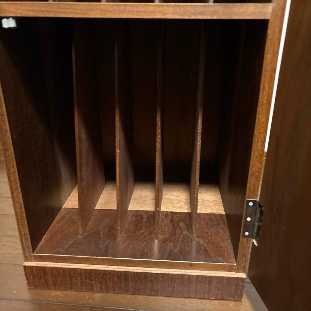 【良品】ヴィンテージ レコードキャビネット レコードラック